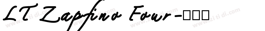 LTZapfino Four字体转换
